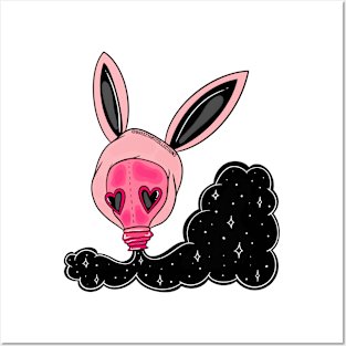 Gas Mask Bunny Posters and Art